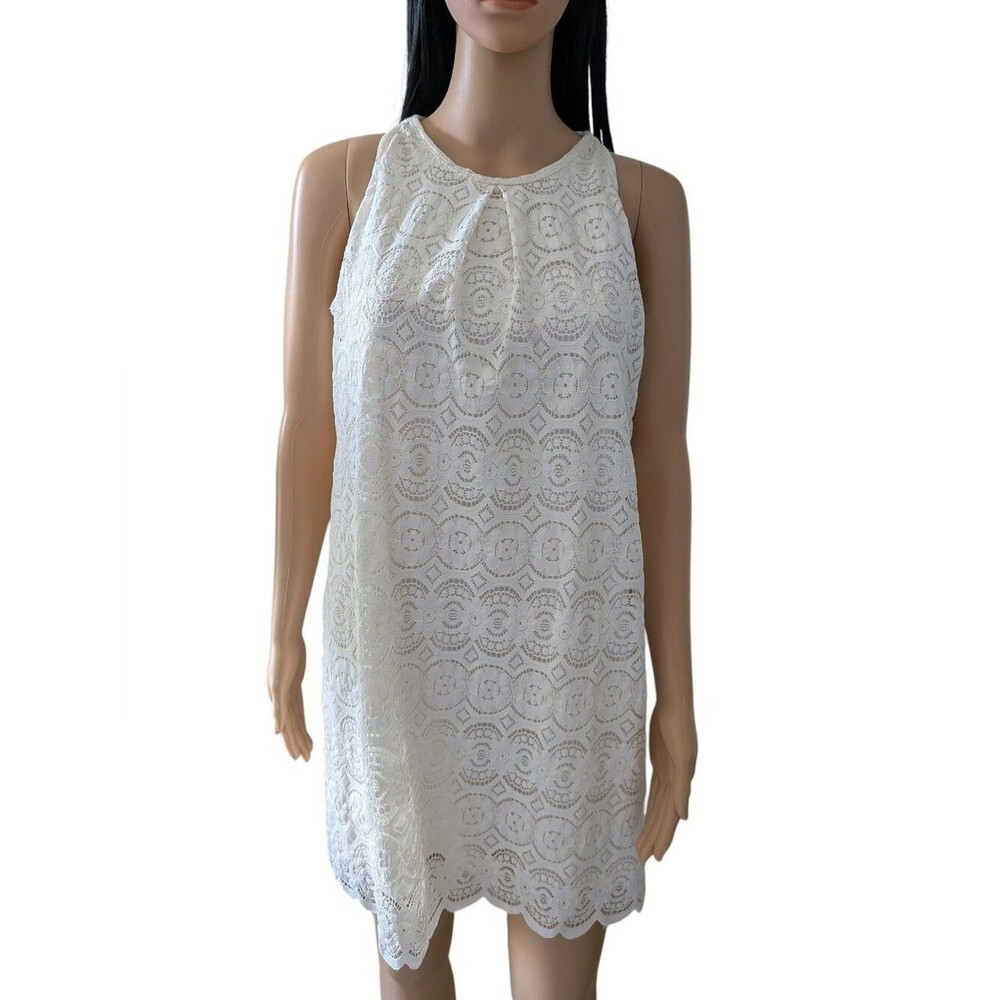 Speechless Cream White Lace Midi Dress